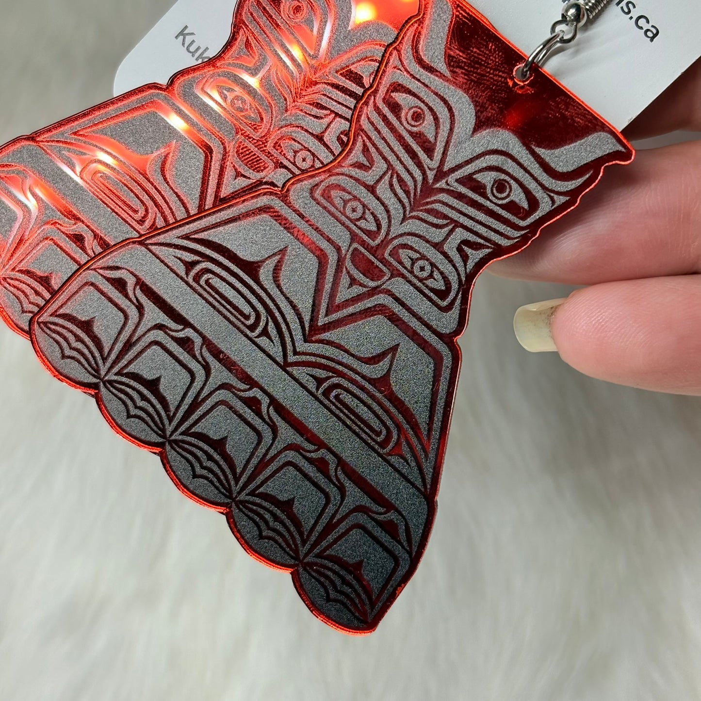 Red Dress Earring