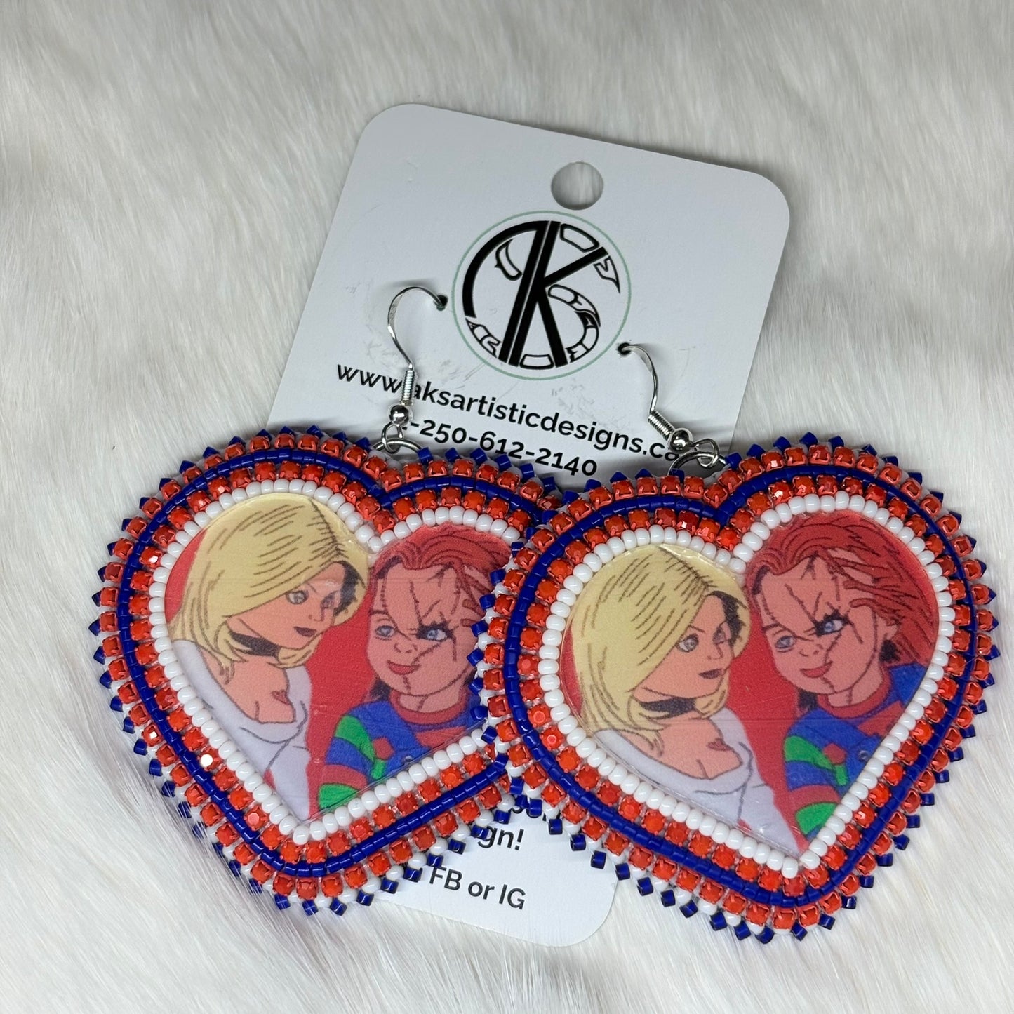 Horror Love Story Earrings