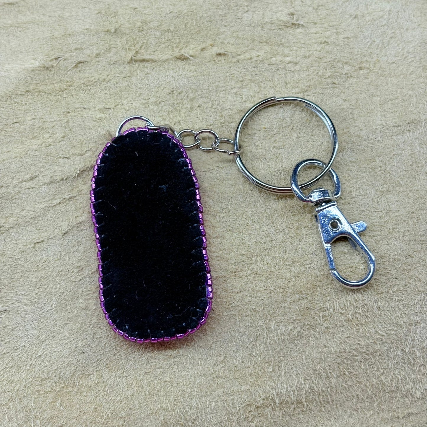 Purple Bingo Keychain