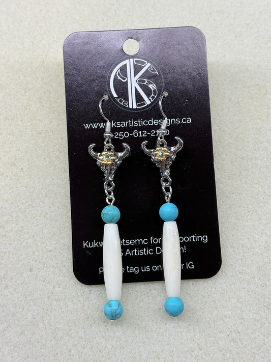 Turquoise bones & Horns