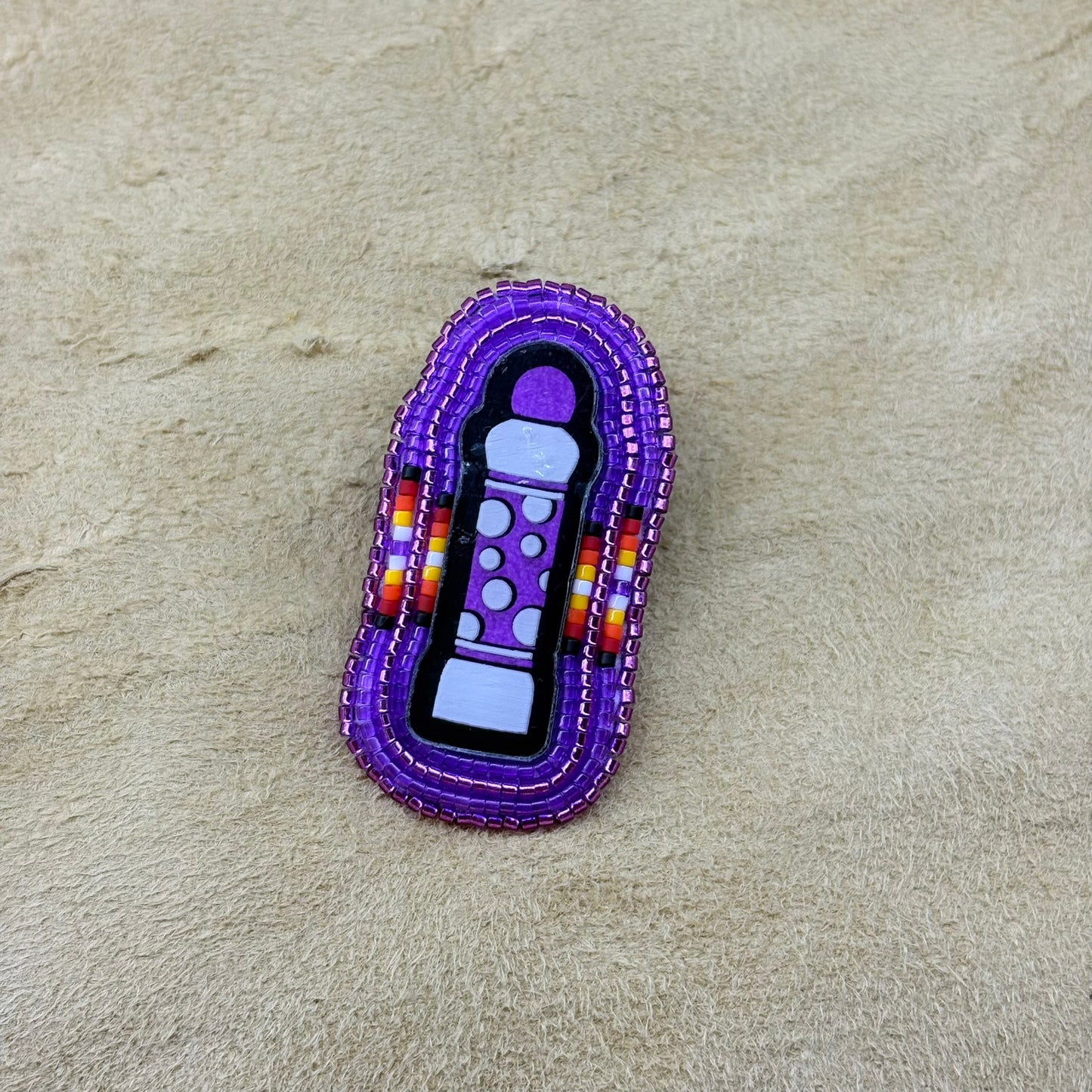 Purple Bingo Pin