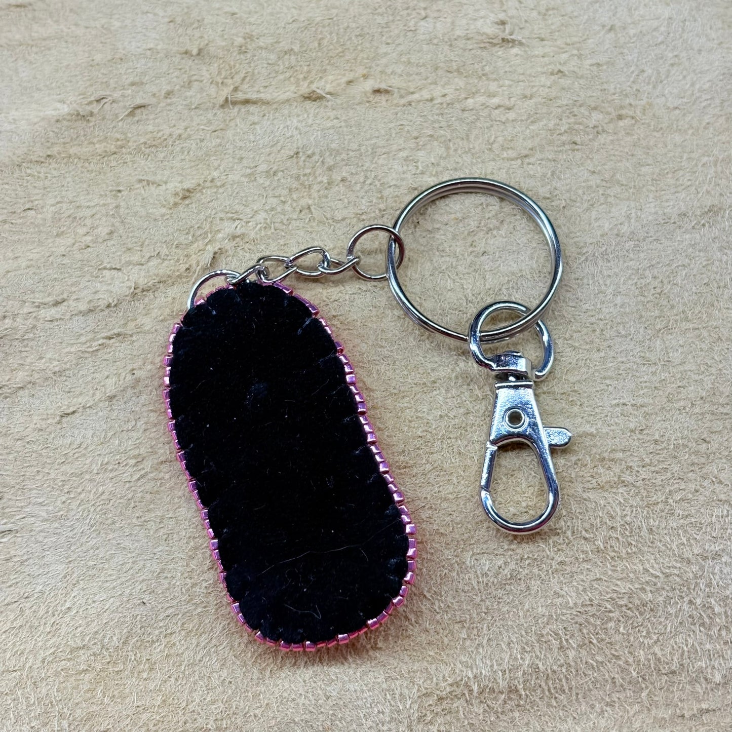 Pink Bingo Keychain